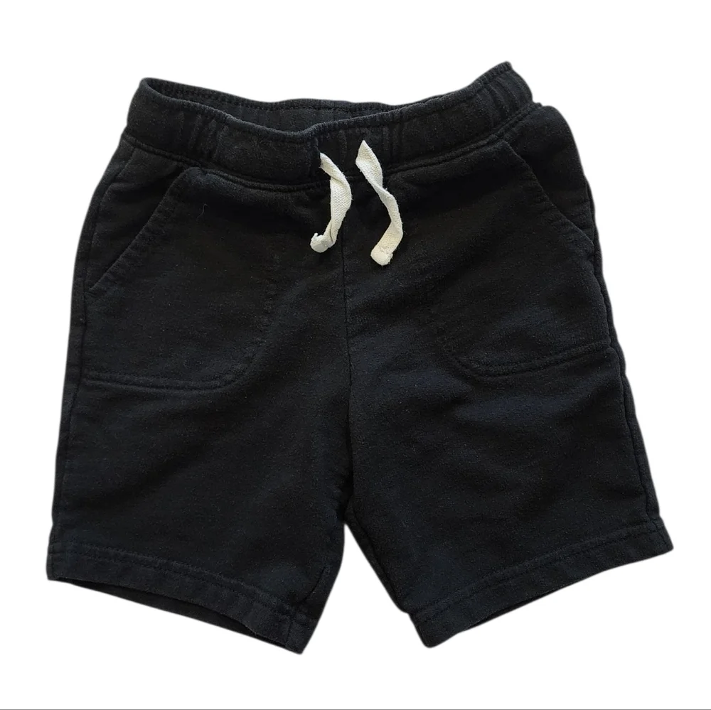 Boys Cat & Jack Pull-On Shorts Set | Charcoal & Black - Size 5T